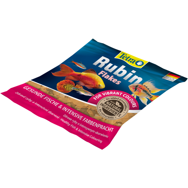 Сухой корм для аквариумных рыбок Tetra Rubin Flakes хлопья для окраски 12 г (MLZ9629) - изображение 4