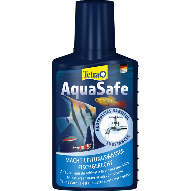 Кондиціонер для акваріума Tetra AquaSafe підготовка води 100 мл (MLZ9772) - Фото 1 Кондиціонер для акваріума Tetra AquaSafe підготовка води 100 мл (MLZ9772) - зображення 1