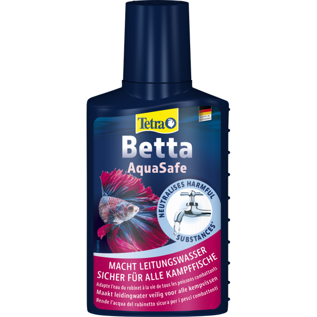Кондиционер для аквариума Tetra Betta AquaSafe подготовка водопроводной воды 100 мл (MLZ7019) - Фото 1 Кондиционер для аквариума Tetra Betta AquaSafe подготовка водопроводной воды 100 мл (MLZ7019) - изображение 1