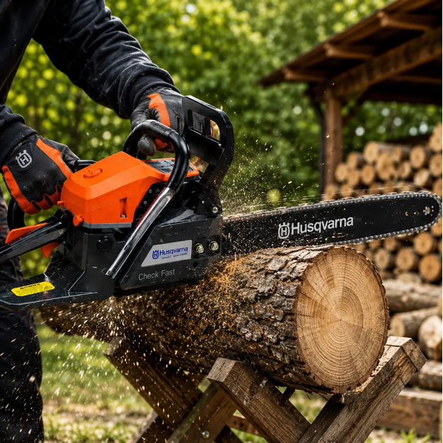 Цепная пила Husqvarna для дачи Мощная - изображение 10