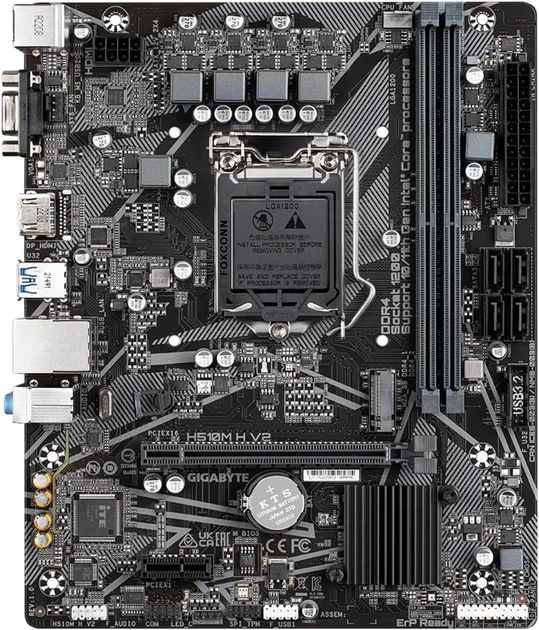 Материнська плата Gigabyte H510M H V2 (102216601) - зображення 2
