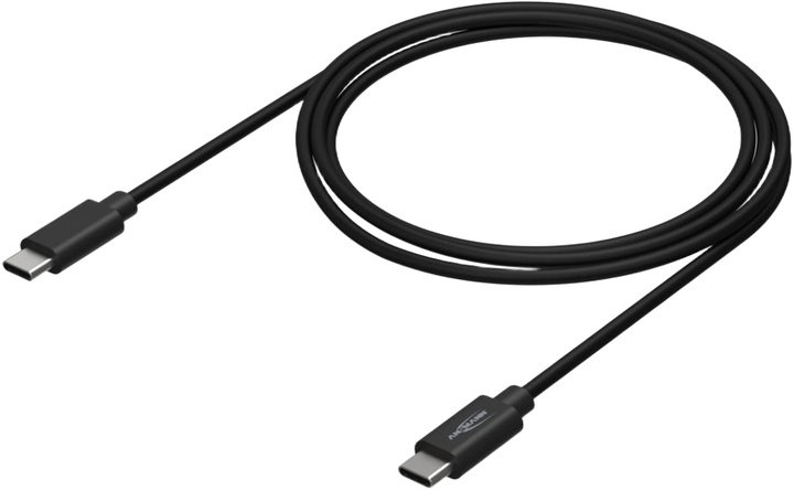Кабель Ansmann USB Type-C to USB Type-C 60W 1.2 м Black (1700-0121) - зображення 4