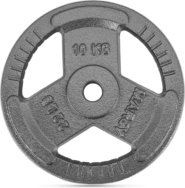 Obciążenie Gymtek żeliwne 10 kg 30 mm Szare (5907766663126) - Zdjęcie 1 Obciążenie Gymtek żeliwne 10 kg 30 mm Szare (5907766663126) - obraz 1