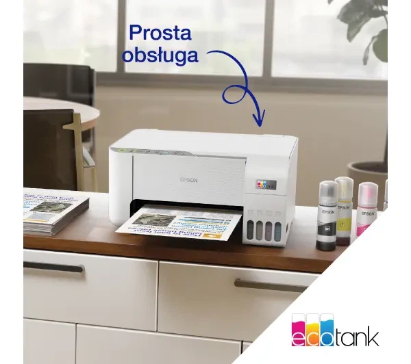 Багатофункціональний пристрій Epson EcoTank L3276 WiFi Білий - зображення 3