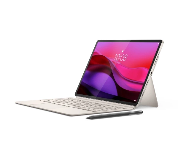 Планшет Lenovo Yoga Tab Plus 12,7" TB520FU 16/512ГБ Wi-Fi Перловий + Клавіатура + Ручка - изображение 2