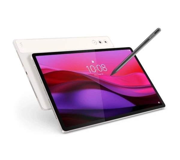 Планшет Lenovo Yoga Tab Plus 12,7" TB520FU 16/512ГБ Wi-Fi Перловий + Клавіатура + Ручка - изображение 3