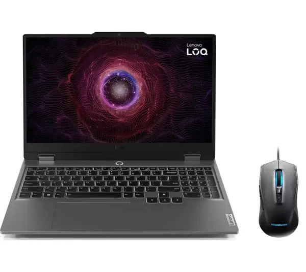 Ноутбук Ноутбук ігровий Lenovo LOQ 15ARP9 15,6" 144Гц R5 7235HS 16ГБ ОПЕРАТИВНОЇ ПАМ'ЯТІ 512ГБ Диск SSD RTX4050 DLSS3 Win11 Сірий Функції ШІ + Миша - Фото 1 Ноутбук Ноутбук ігровий Lenovo LOQ 15ARP9 15,6" 144Гц R5 7235HS 16ГБ ОПЕРАТИВНОЇ ПАМ'ЯТІ 512ГБ Диск SSD RTX4050 DLSS3 Win11 Сірий Функції ШІ + Миша - изображение 1