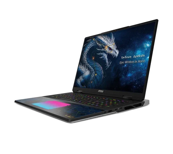 Ноутбук Ноутбук ігровий MSI Titan 18 HX Dragon Edition Draco Epic 18"240Hz Ultra 9 290HX 96GB RAM 4TB Диск SSD RTX5090 DLSS4 Win11 Pro Чорний AI - Фото 5 Ноутбук Ноутбук ігровий MSI Titan 18 HX Dragon Edition Draco Epic 18"240Hz Ultra 9 290HX 96GB RAM 4TB Диск SSD RTX5090 DLSS4 Win11 Pro Чорний AI - изображение 5