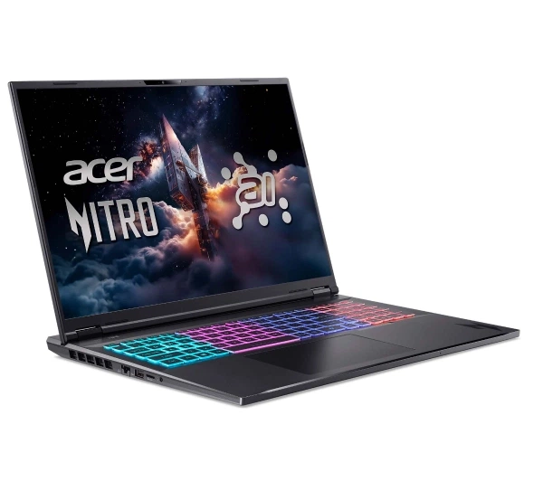 Ноутбук Ноутбук ігровий Acer Nitro 18 AI AN18-61 18" 165Гц Ryzen AI 9 365 32ГБ ОПЕРАТИВНА ПАМ'ЯТЬ 1ТБ Диск SSD RTX5060 DLSS4 Win11 Чорний Функції AI - Фото 5 Ноутбук Ноутбук ігровий Acer Nitro 18 AI AN18-61 18" 165Гц Ryzen AI 9 365 32ГБ ОПЕРАТИВНА ПАМ'ЯТЬ 1ТБ Диск SSD RTX5060 DLSS4 Win11 Чорний Функції AI - зображення 5