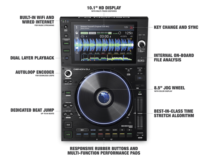 Kontroler DJ Denon SC6000 Prime (0694318024867) - obraz 3