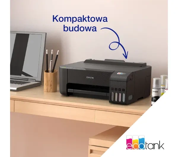 Принтер Epson EcoTank L1230 Чорний - Фото 3 Принтер Epson EcoTank L1230 Чорний - изображение 3
