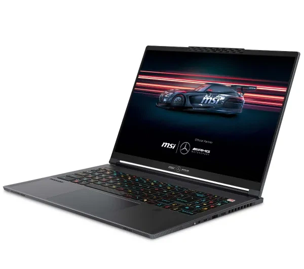 Ноутбук Ноутбук ігровий MSI Stealth A16 MercedesAMG AI+A3XWGG OLED 16" 240Гц Ryzen AI 9 HX370 32ГБ ОПЕРАТИВНА ПАМ'ЯТЬ 2ТБ Диск SSD RTX5070 DLSS4 Win11 Сірий - изображение 2