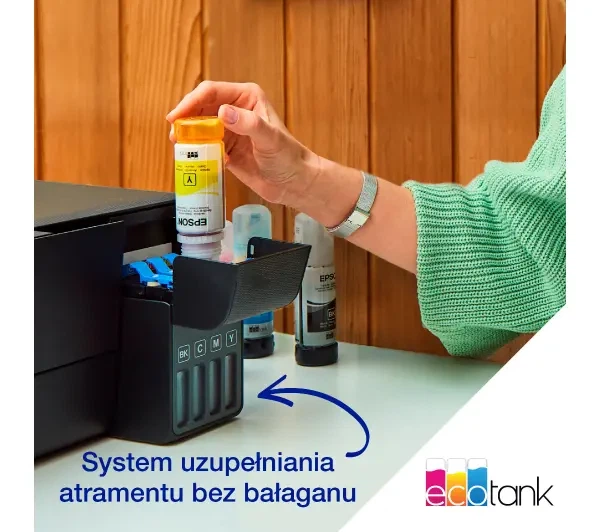 Багатофункціональний пристрій Epson EcoTank L3231 Чорний - зображення 5