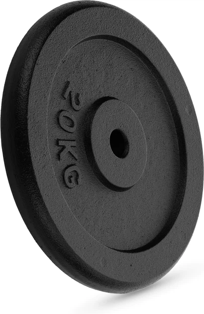 Obciążenie Gymtek G-66746 żeliwne 20 kg 29 mm Czarne (5907766667469) - Zdjęcie 2 Obciążenie Gymtek G-66746 żeliwne 20 kg 29 mm Czarne (5907766667469) - obraz 2