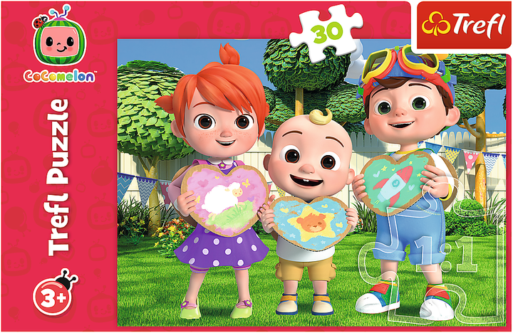 Puzzle Trefl Cocomelon Bawmy się razem 30 elementów (5900511182958) - obraz 3