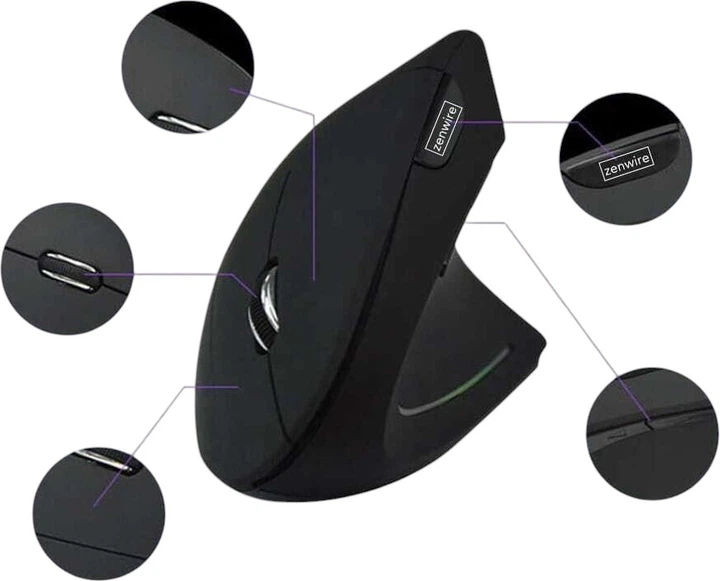 Mysz Zenwire G7043-B Wireless Black (1014377891) - obraz 7