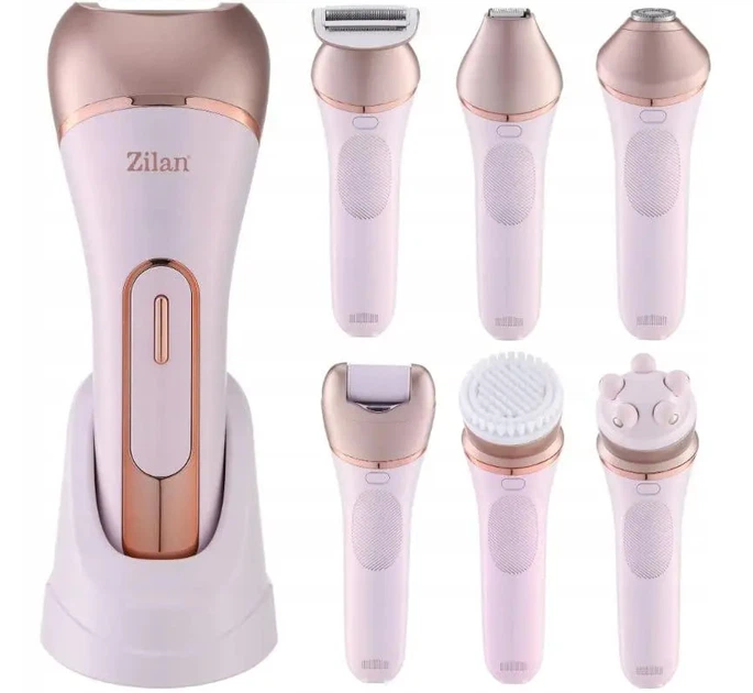 Епілятор жіночий Zilan ZLN8745 11 в 1 Wet&Dry з USB-зарядкою - изображение 2