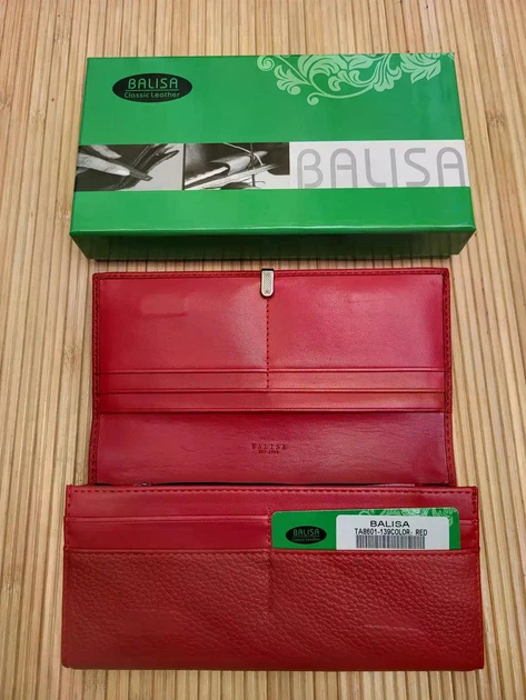 Кошелек женский из эко кожи BALISA красный 8601-139 - Фото 4 Кошелек женский из эко кожи BALISA красный 8601-139 - изображение 4