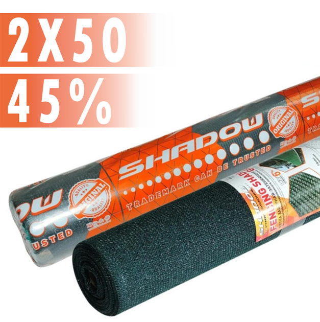 Сітка затіняюча Shadow 45% 2x50 м - Фото 2 Сітка затіняюча Shadow 45% 2x50 м - зображення 2