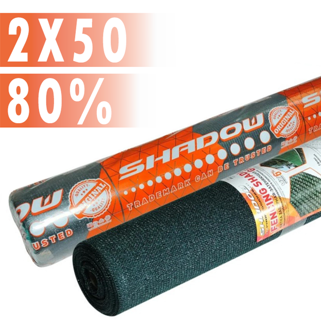 Сітка затіняюча Shadow 80% 2x50 м - Фото 2 Сітка затіняюча Shadow 80% 2x50 м - зображення 2