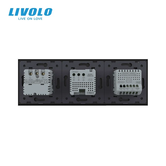 Терморегулятор электронный LIVOLO с USB Type-C черное стекло - изображение 4