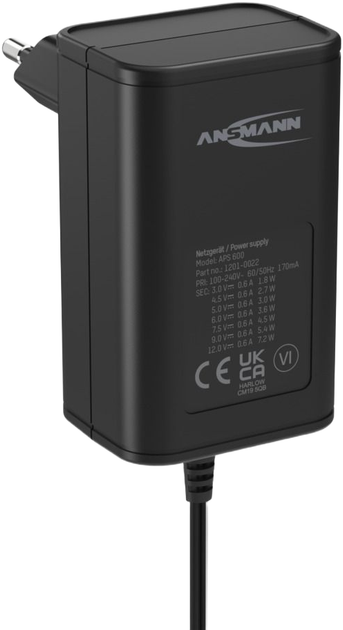 Ładowarka Ansmann APS 1500 max. 1.5 A/18 W 3 - 12 V DC (1201-0024) - Zdjęcie 2 Ładowarka Ansmann APS 1500 max. 1.5 A/18 W 3 - 12 V DC (1201-0024) - obraz 2