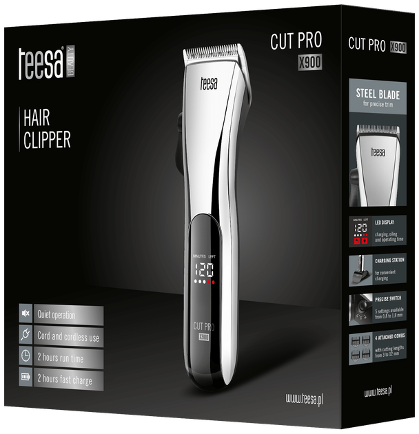 Maszynka do strzyżenia wlosow Teesa CUT PRO X900 (TSA0523) - obraz 7