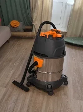 Бытовой пылесос с моющей функцией, 1200 Вт, контейнер 20 л, для сухой и влажной уборки, дома, гаража, мастерской, офиса, с комплектом насадок и системой фильтрации - изображение 7
