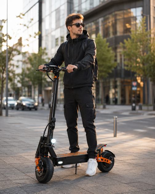Электросамокат Kugoo Kirin G2 PRO 21 Ач, 1500 Вт / Электросамокат Kugoo 1500 Вт - Фото 2 Электросамокат Kugoo Kirin G2 PRO 21 Ач, 1500 Вт / Электросамокат Kugoo 1500 Вт - изображение 2