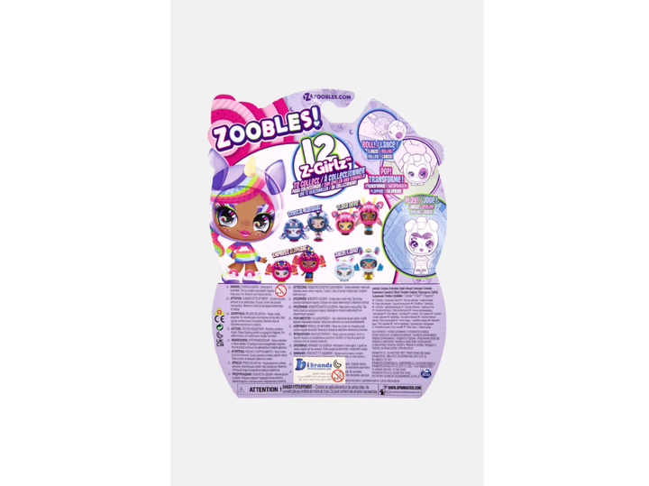 Ігровий набір Zoobles Z-Girlz & Happitat 1-Pack Spin Master, фігурка-трансформер із будиночком, 5+ - Фото 2 Ігровий набір Zoobles Z-Girlz & Happitat 1-Pack Spin Master, фігурка-трансформер із будиночком, 5+ - зображення 2