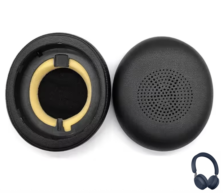 Амбушюры для наушников Jabra Evolve2 40 Series, Evolve2 65 Series, Elite 45h black черные - Фото 1 Амбушюры для наушников Jabra Evolve2 40 Series, Evolve2 65 Series, Elite 45h black черные - изображение 1