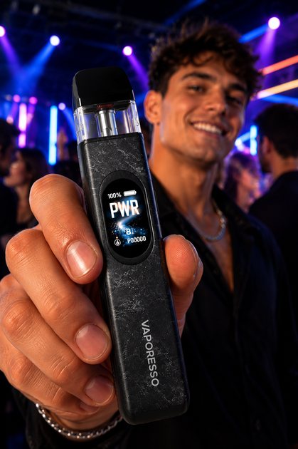 Pod-система Vaporesso XROS 6 Slate Black черный вейп на 1800мАч электронка со сменным картриджем на 3мл верхняя заправка - изображение 4