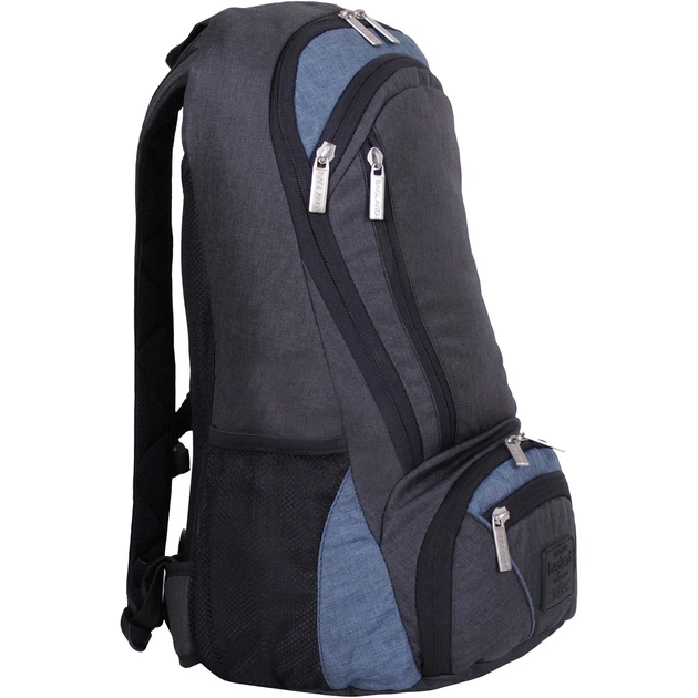 Рюкзак для ноутбука Bagland Granite 23 л 600D меланж черный/серый - Фото 2 Рюкзак для ноутбука Bagland Granite 23 л 600D меланж черный/серый - изображение 2