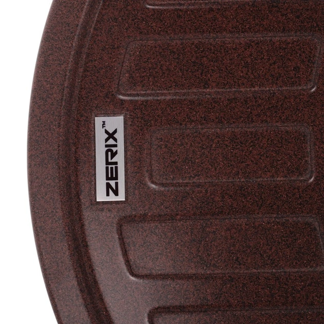 Гранитная мойка для кухни Zerix ZS-6250R-12 615x495 накладная, овальная, коричневая (ZX4552) - Фото 3 Гранитная мойка для кухни Zerix ZS-6250R-12 615x495 накладная, овальная, коричневая (ZX4552) - изображение 3