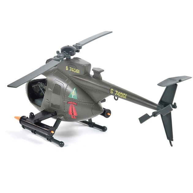Игровой набор ELITE FORCE многоцелевой вертолет MH-6 с мотоциклом и фигурками 10 см - изображение 6