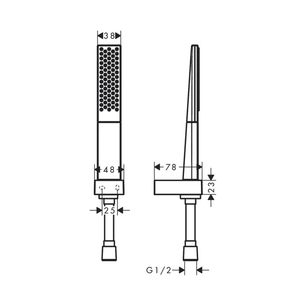 Hansgrohe Rainfinity 100 1jet Душовий набір (26857000) - Фото 4 Hansgrohe Rainfinity 100 1jet Душовий набір (26857000) - зображення 4