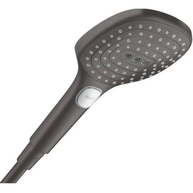 Ручний душ Hansgrohe Raindance Select E 120 3jet, brushed black (26520340) - зображення 3