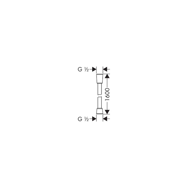 Шланг для душа Hansgrohe Isiflex 1.6 м (28276140) - изображение 4