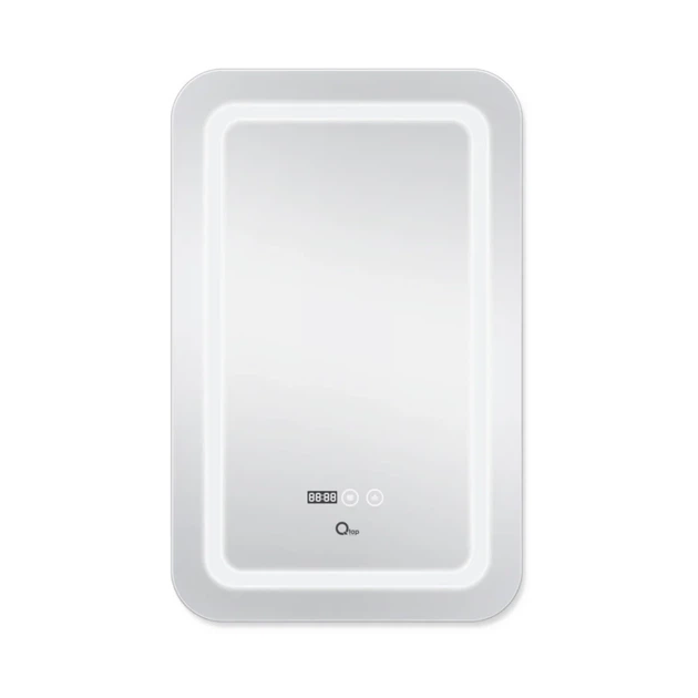 Дзеркало Qtap Mideya з антизапотіванням (DC-F911) 500х800 QT2078F911W - зображення 3