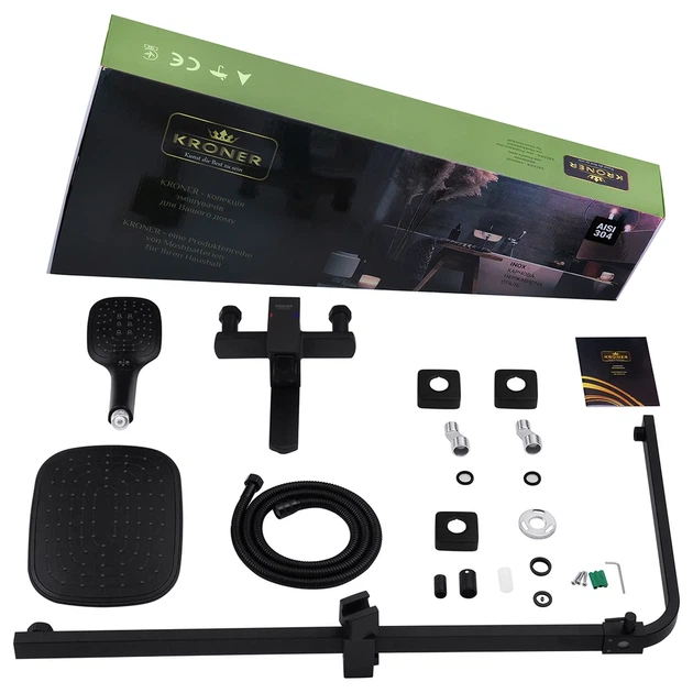 Kroner Kubus Душова система, сталь (Kubus-SCH063) - зображення 12