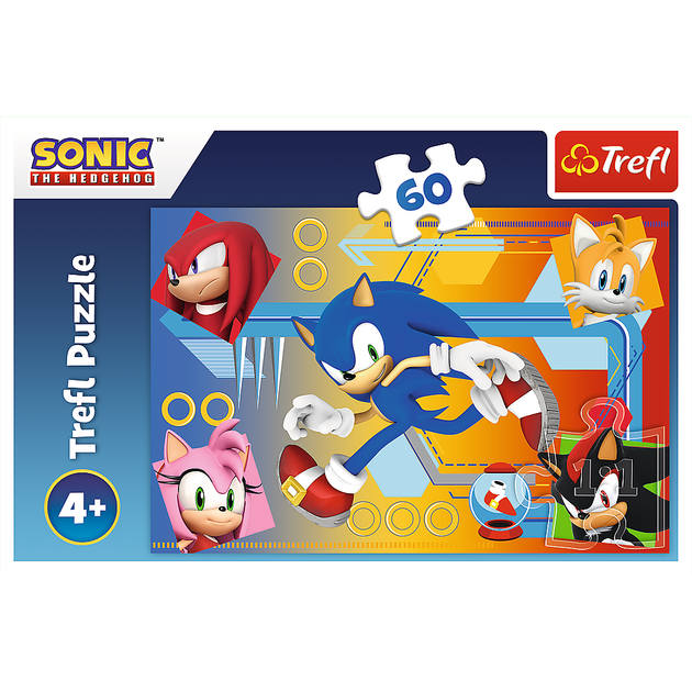 Puzzle Trefl Sonic w akcji 60 elementów (5900511173871) - obraz 3