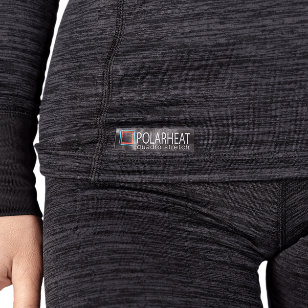 Жіноча термобілизна LVL2 Pani Polarheat QS Pro Сірий Меланж, XL - изображение 3