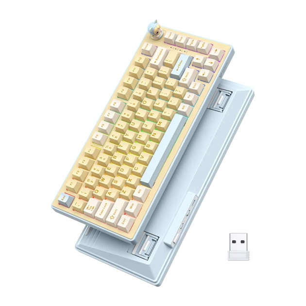Клавиатура игровая ONIKUMA MT707 Yellow - Фото 2 Клавиатура игровая ONIKUMA MT707 Yellow - изображение 2