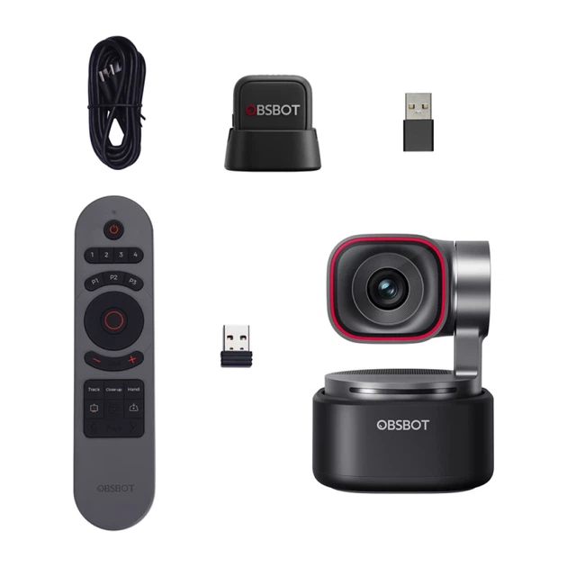 Веб-камера OBSBOT Tiny 3 Lite с пультом и микрофоном (OWB-2410-CE) - изображение 9