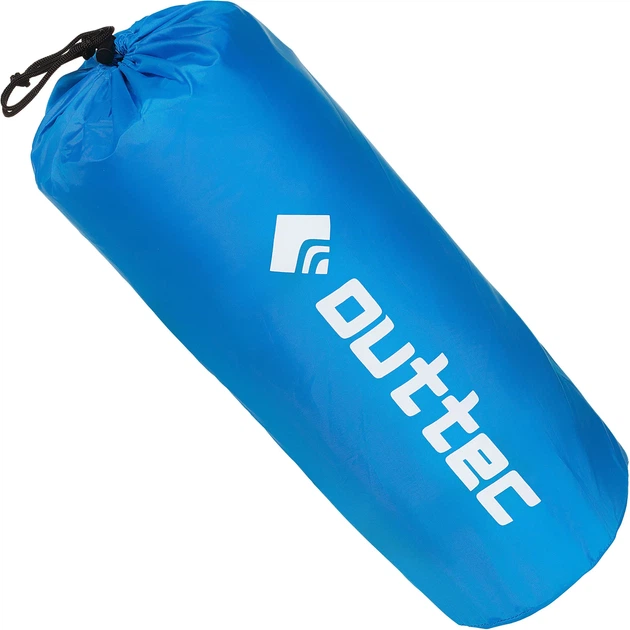 Килимок самонадувний Outtec Travel O-66058 180 x 53 см Блакитний (5907766660583) - зображення 8