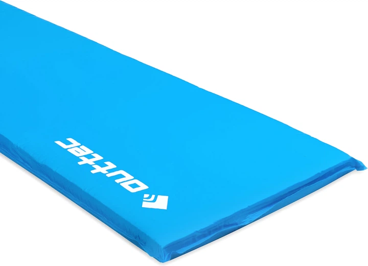 Килимок самонадувний Outtec Travel O-66058 180 x 53 см Блакитний (5907766660583) - зображення 4