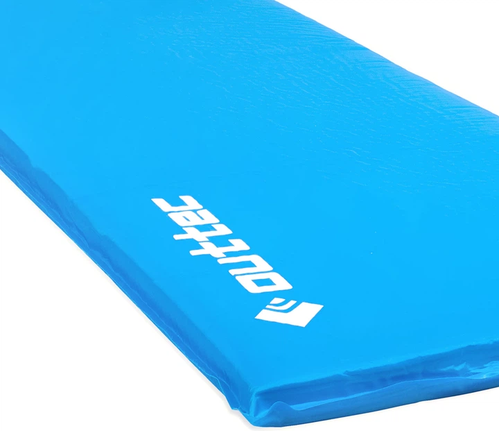 Килимок самонадувний Outtec Travel O-66058 180 x 53 см Блакитний (5907766660583) - зображення 5