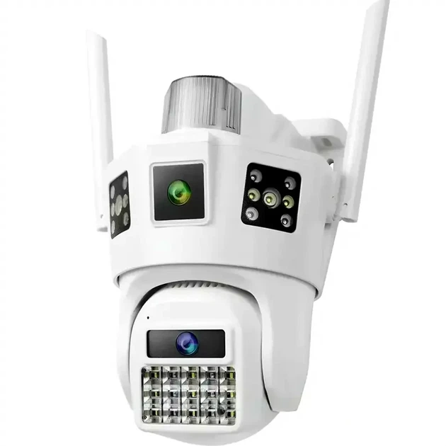 WIFI камера видеонаблюдения 12 Мп поворотная уличная с ИК подсветкой и защитой IP66 SD 39 - изображение 3