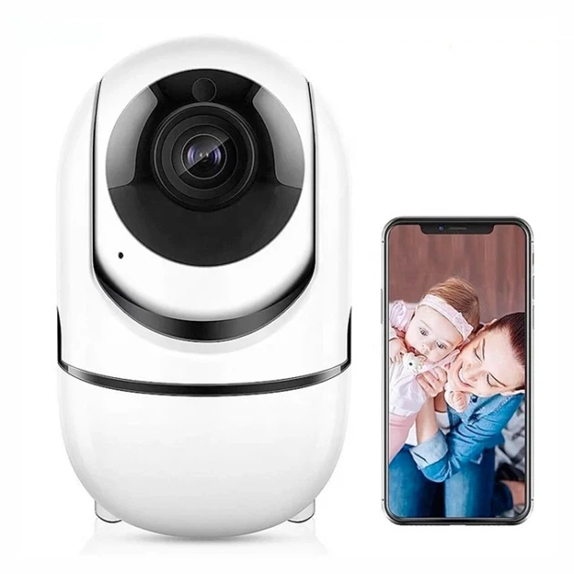 Поворотная IP камера видеонаблюдения 1080P с WiFi и ИК-подсветкой YCC365Plus белая - изображение 2