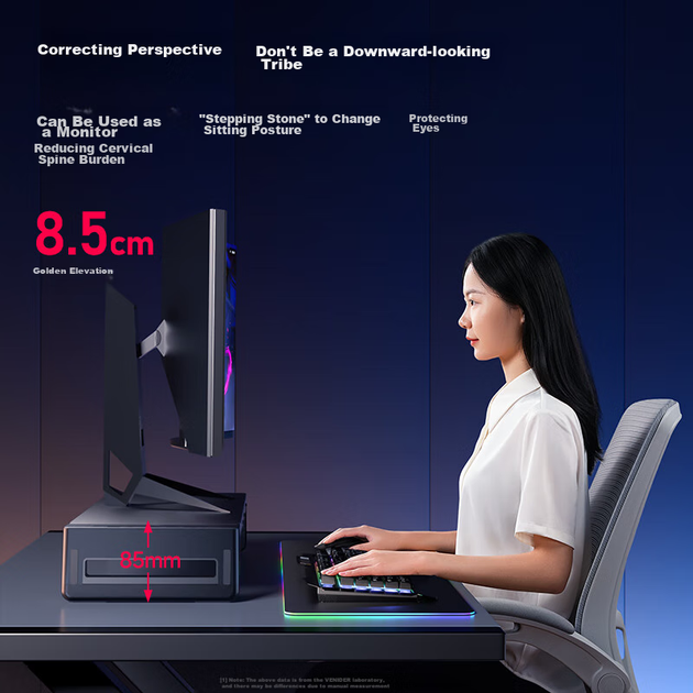 Подставка для ноутбука/монитора VENIDER регулируемая высота USB 3.0 - Фото 2 Подставка для ноутбука/монитора VENIDER регулируемая высота USB 3.0 - изображение 2
